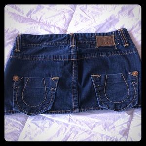 True Religion mini skirt